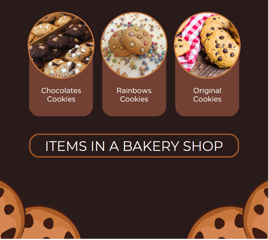 Items In A Bakery