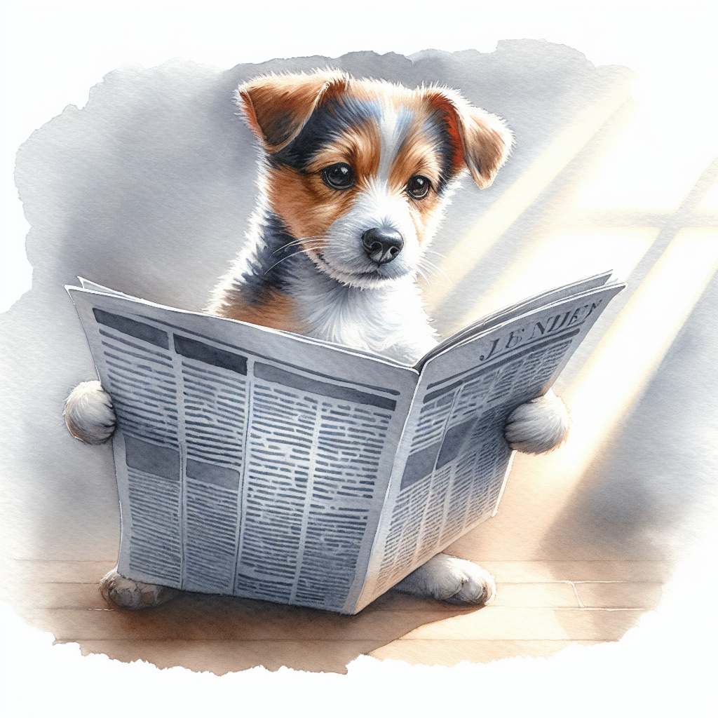 Dog Reading News