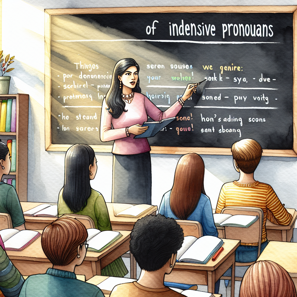 10 Mcqs Quiz On Very Basic Usage Of Intensive Pronouns