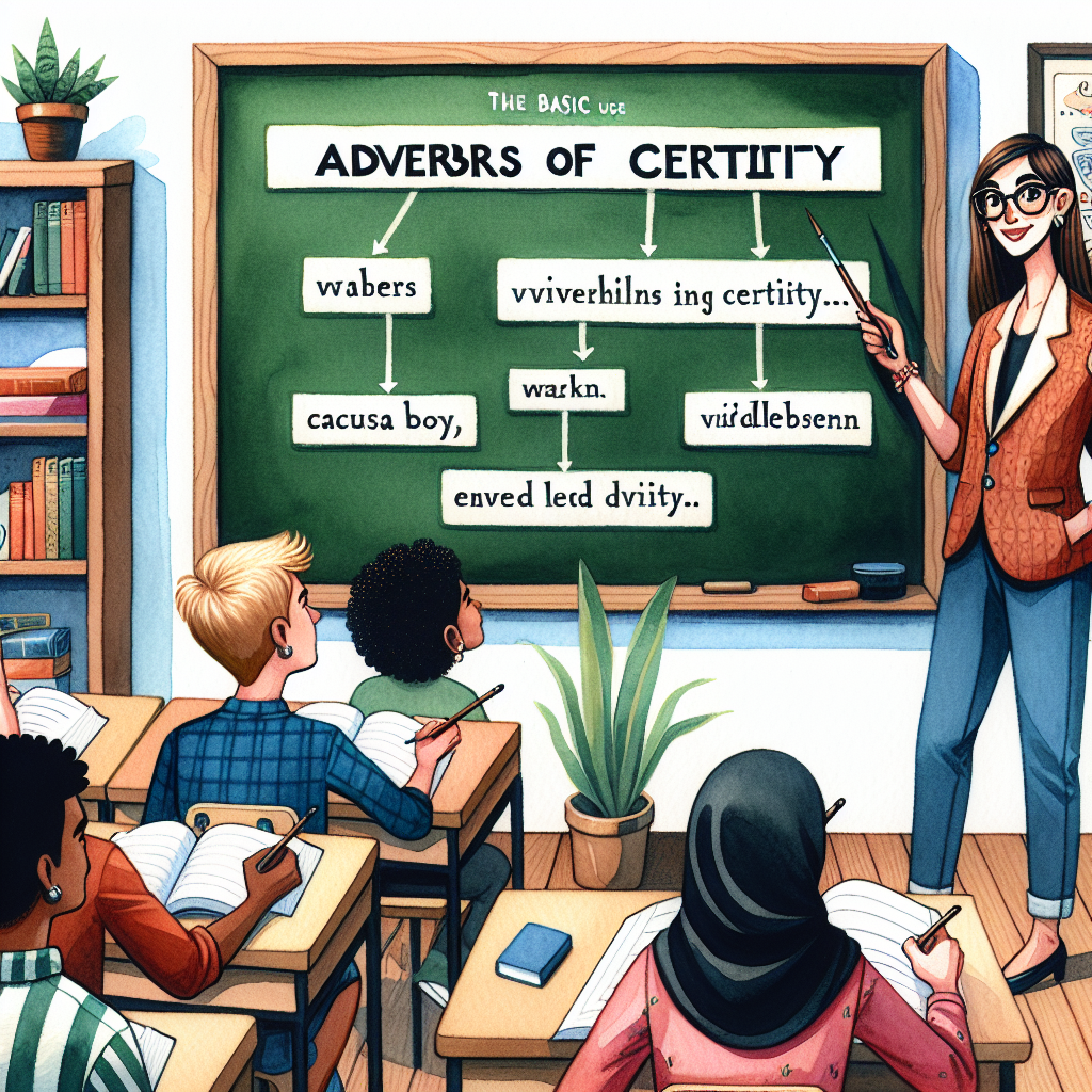 10 MCQS Quiz On Very Basic Usage Of Adverbs Of Certainity