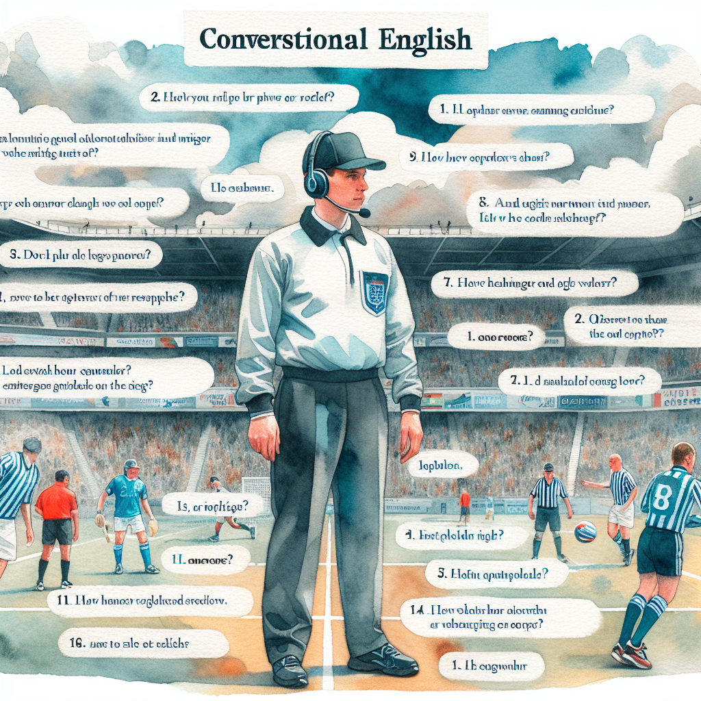 Conversational English Quiz about the Role of an Umpire/Referee